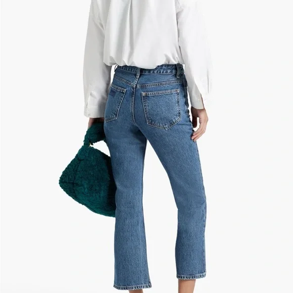 Ganni Blue Flare Women's Jeans - Picture 2 of 10